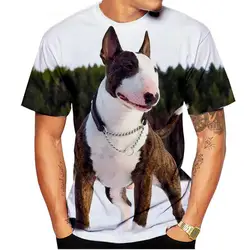 Men Women Children Summer Fashion Bulldog 3d Printing T-shirt Pet Dog Pattern Fashion Street Style Casual O-neck Clothing