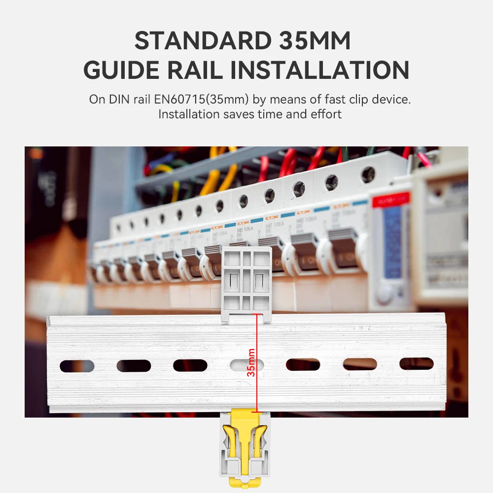 ETEK Contactor Modular de 2 polos 220V CA monofásico 2NO 2NC 1NO1NC automatización carril Din contactor doméstico 16A 20A 25A EKMF