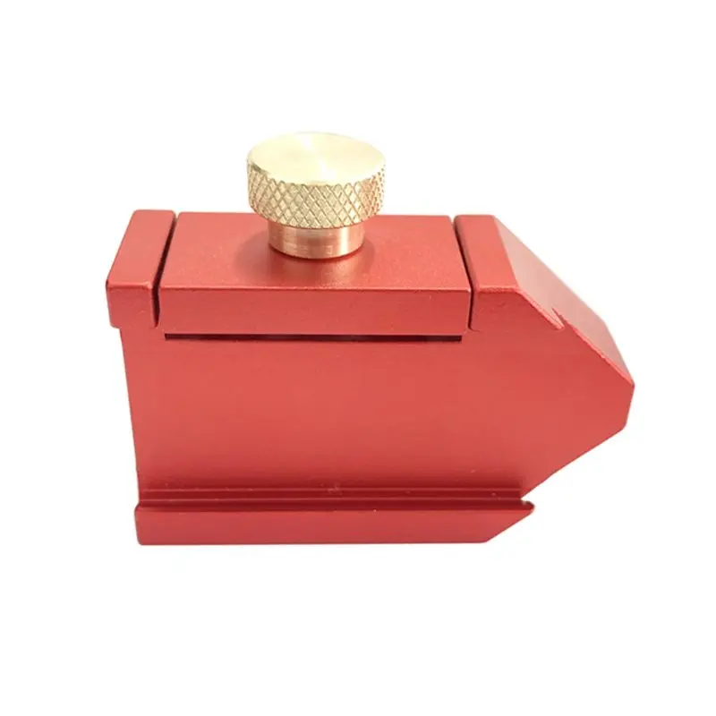 ABSE-Long-Lasting Reliable 45 Degree Marking Tool Aluminum Alloy Angle Ruler For Woodworking Precise Line Markings Red
