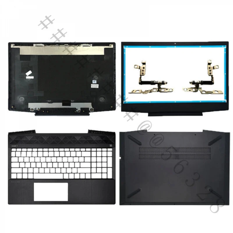 SZA+LCD Back Cover Bezel Palmrest Hinges For HP Pavilion Gaming 15-CX 15-CX0001LA Laptop Replacement Spare Part