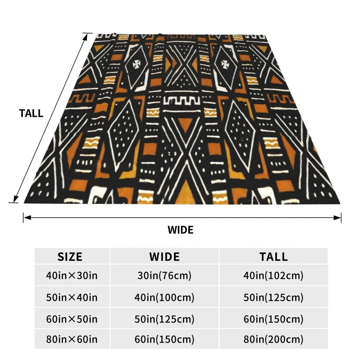 African Bogolan Mudcloth Pattern coperta flanella traspirante coperte da tiro divano coperta da tiro per la casa copriletto trapunta