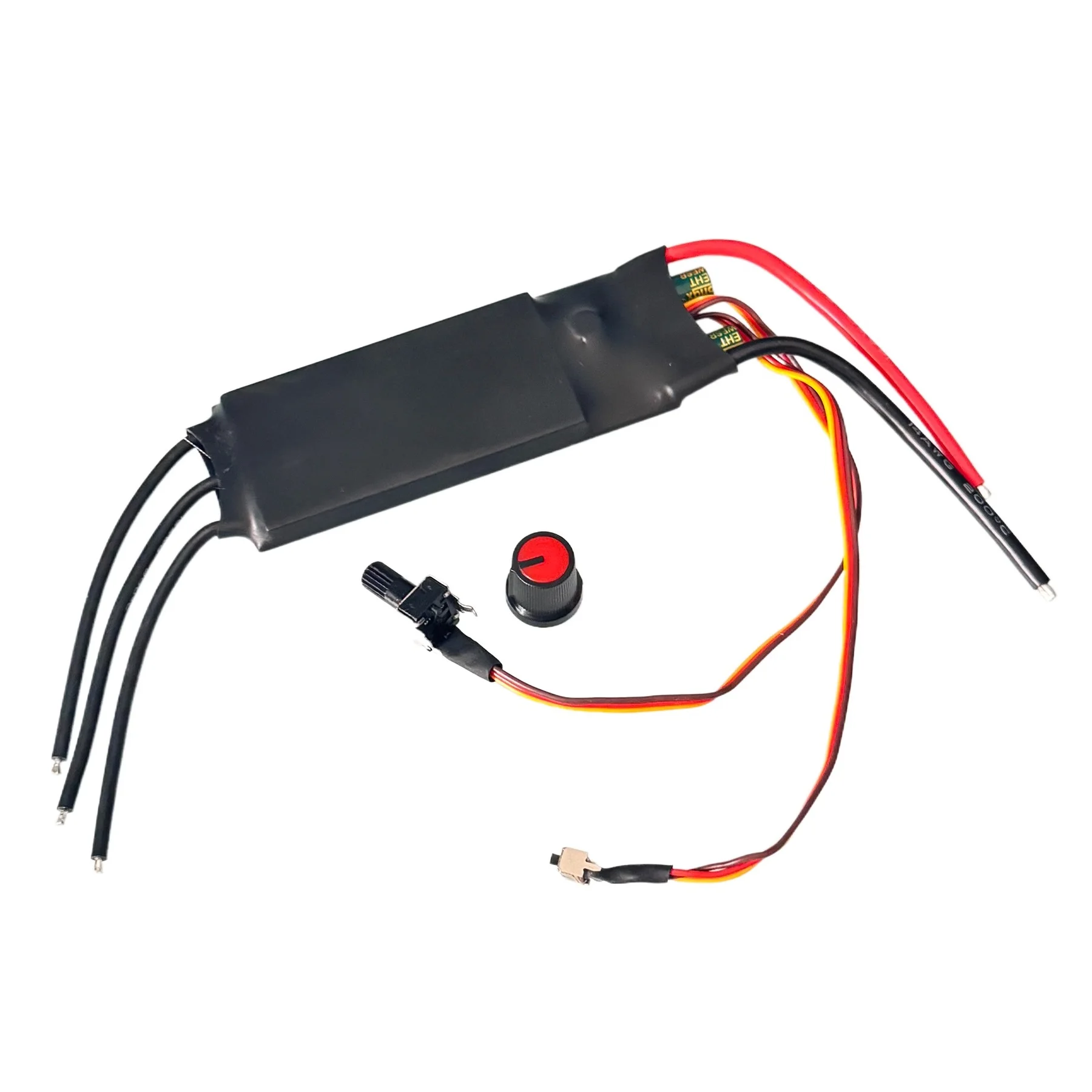 ESC DC6-24V 1000W BLDC Three-phase DC Brushless Hallless Driver Board Forward Reverse Switch PLC Speed Regulating Potentiometer