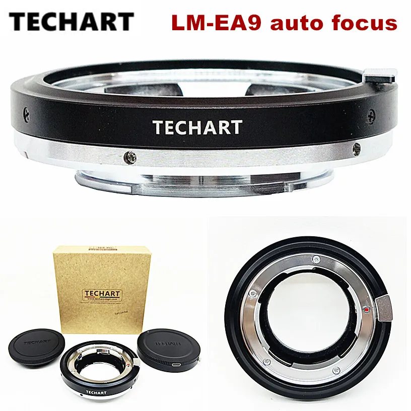 TECHART LM-EA9 Auto Foucs Lens Adapter Ring for Leica M Lens to  E Mount Cameras A9 A7R3 A6400 A7R4 A7C A1
