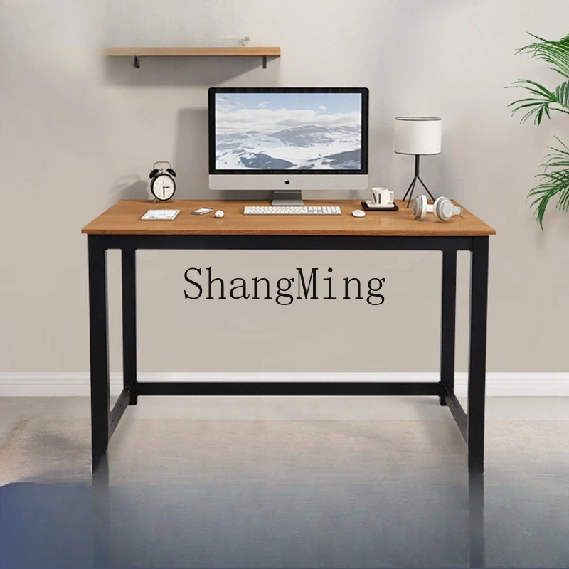 ZYY high-end simple office single table simple steel wood computer desk desktop household model