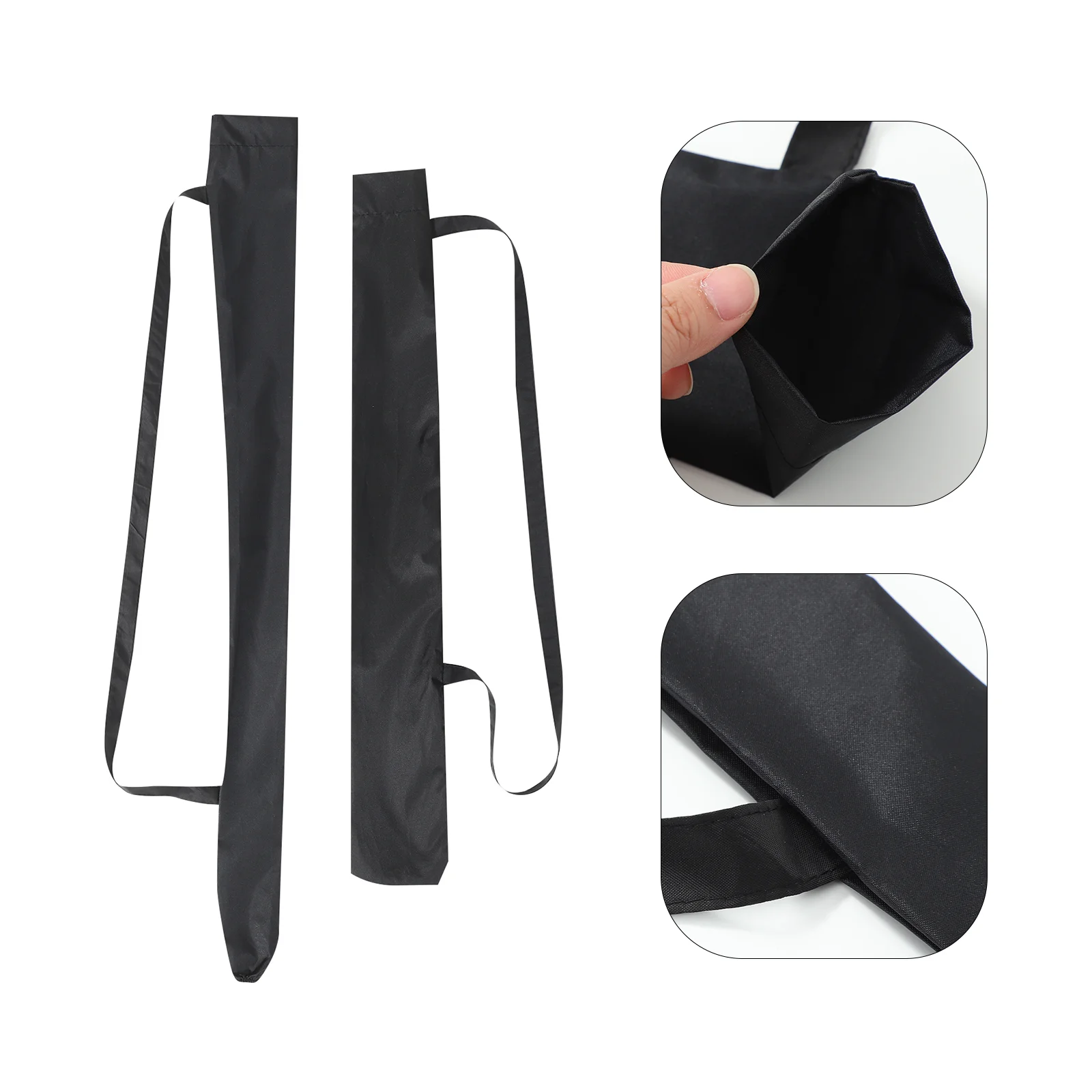 

2 Pcs Umbrella Cover Outdoor Bag Drop-proof Pouch Impact Cloth Carrying Travel Sleeves Dirtproof