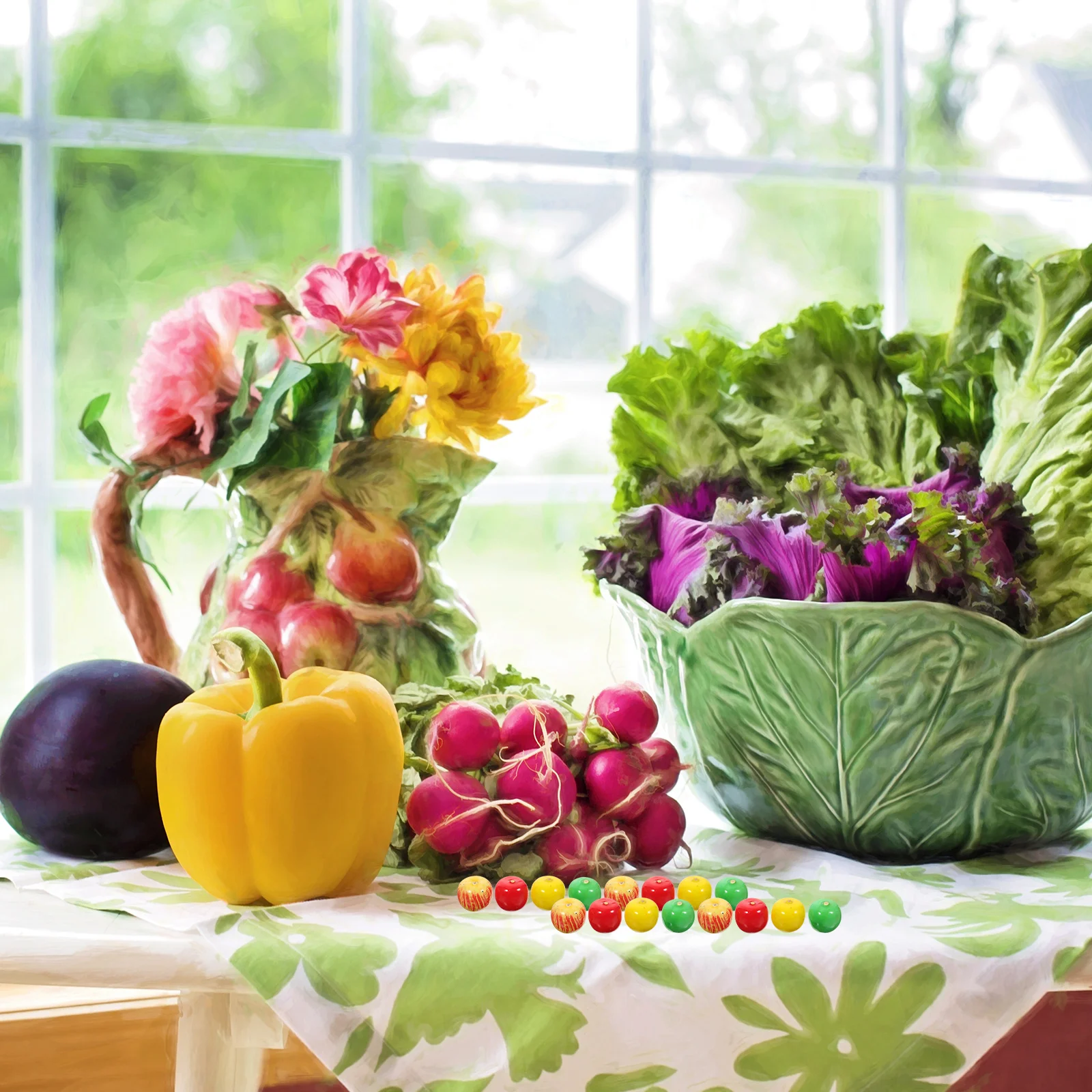 

60pcs Simulated Artificial Mini Fruits Lifelike Foam For Party Decoration Farmhouse Restaurant Display Photo Props