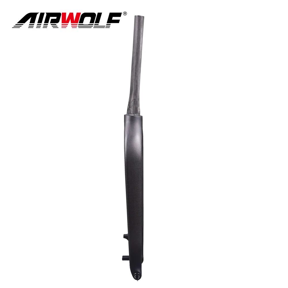 AIRWOLF Rigid Fork 29 Carbon Mtb Fork Mountain Bicycle Disc Brake Rotor 160mm Steerer Tube 1-1/8\