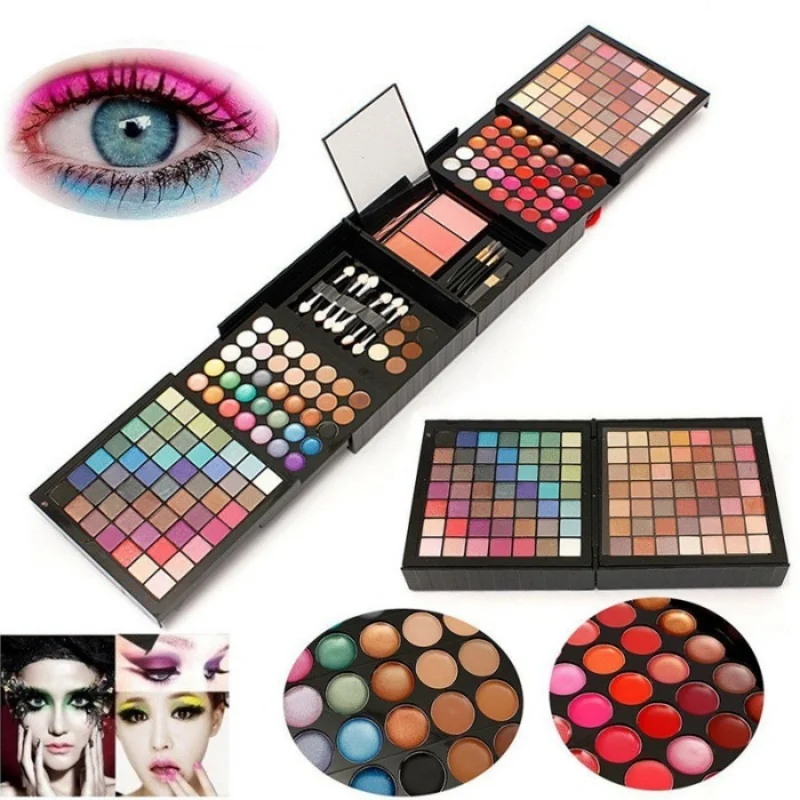 177 Color Makeup Set Including Eyeshadow Palette Blush lip Gloss Concealer All-in-one Women'sMakeup Set With Mirror Holiday Gift