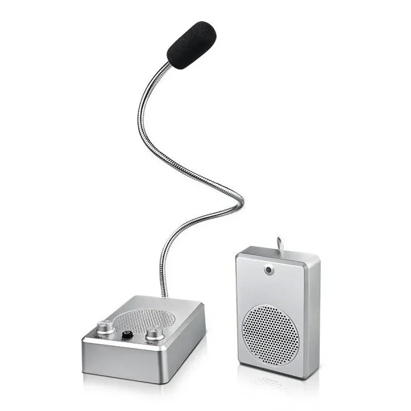 Two-Way Through-Glass Intercom – Counter Communication System for Bank, Pharmacy Secure Counters