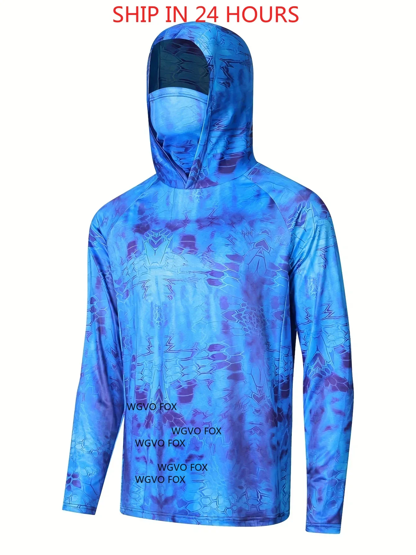 

Fishing Apparel Cap T-shirt Long Sleeve Tech Hoody Shirt Summer Outdoor Running Fish Green Camisa Racing Clothes