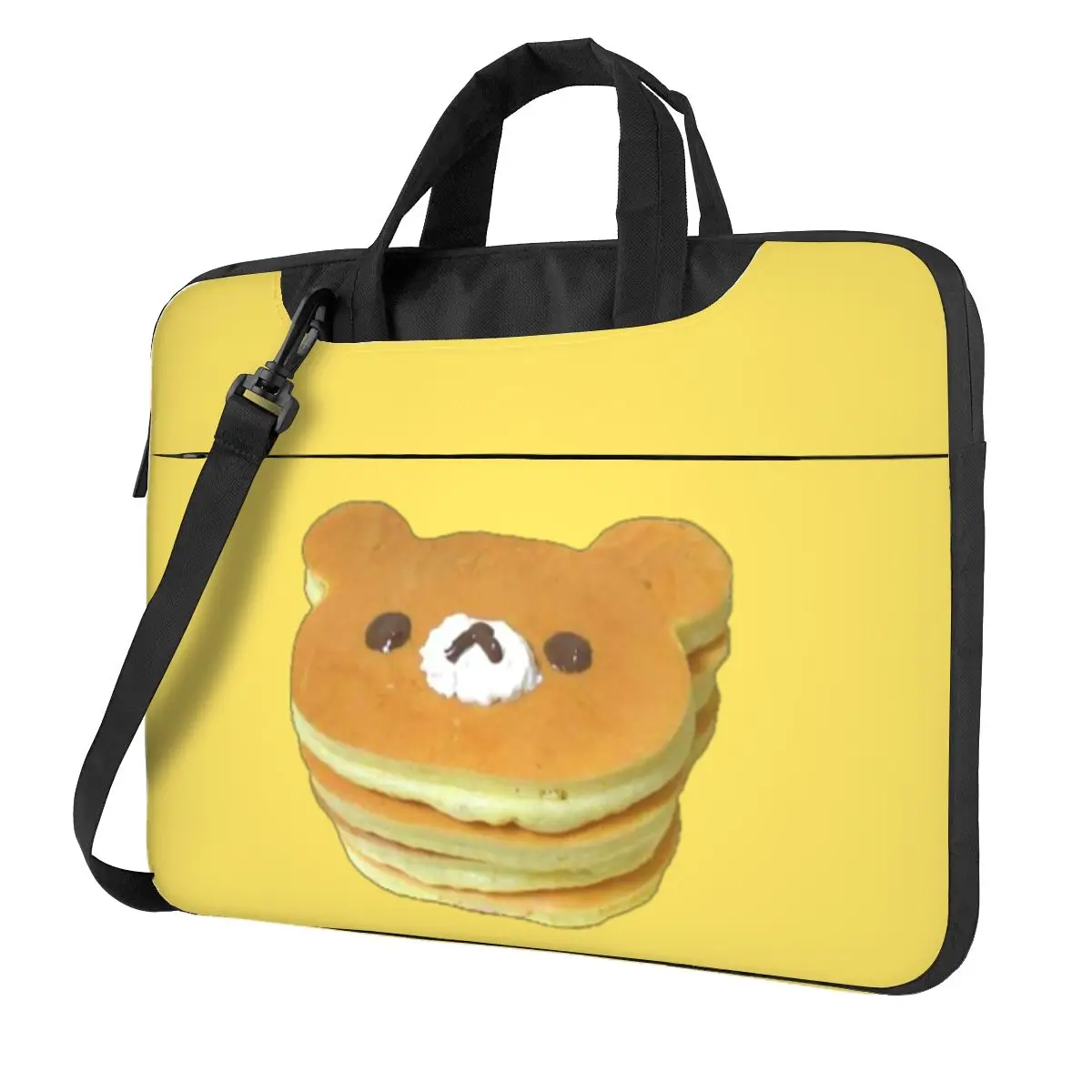 

Сумка для ноутбука Pancake Rilakkuma через плечо, сумка для компьютера 13, 14, 15,6 дюймов, чехол для ноутбука Macbook Pro Lenovo