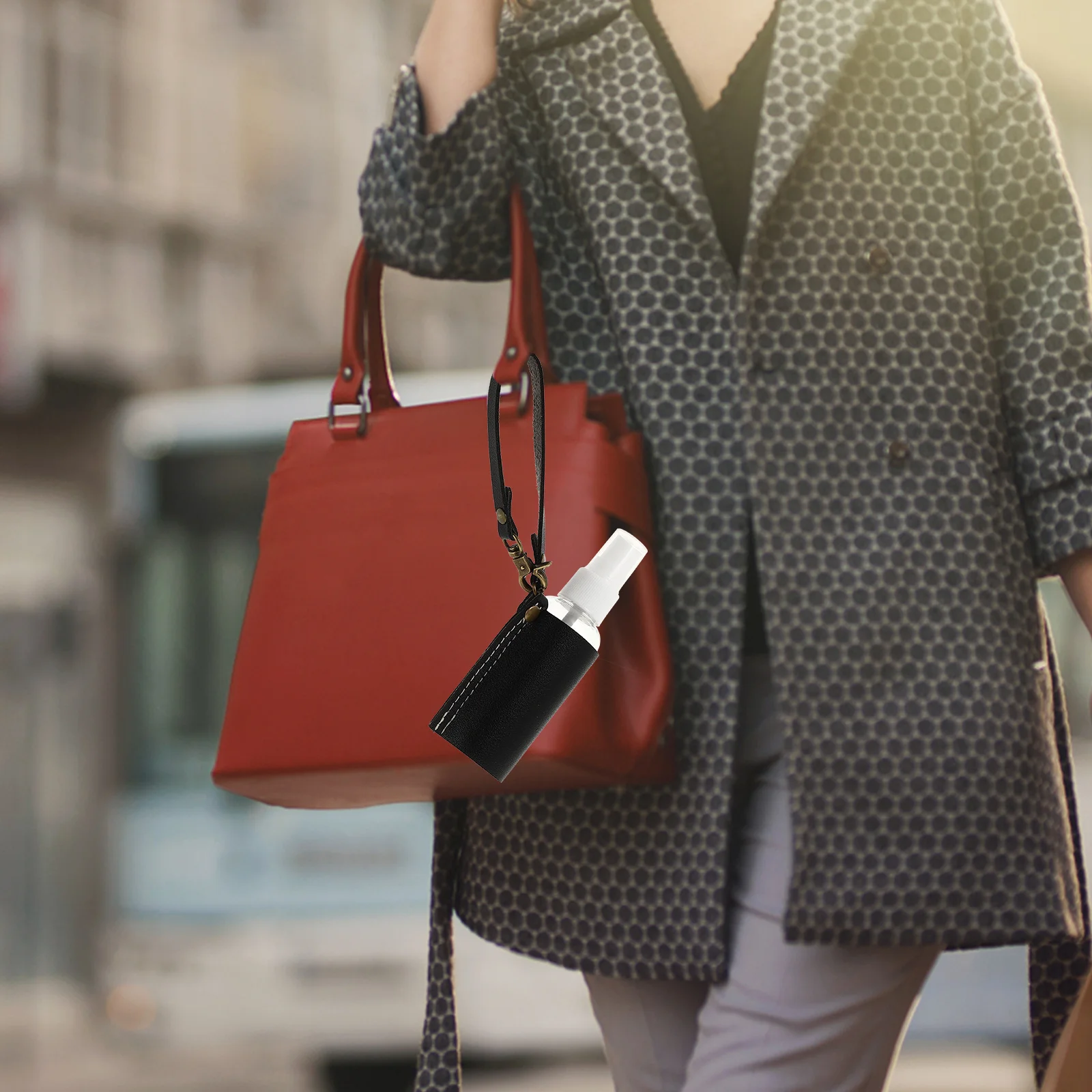 3 セット小さなスプレーボトルキーホルダー液体容器ホルダーポータブル詰め替えトラベルボトルセット香水化粧品用