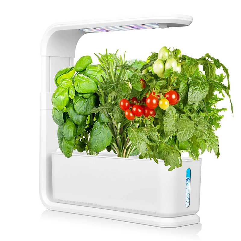 3-Holes Home Veg Hydroponic Growth System Indoor Vegetable Planter Intelligent LED Growth lamp Soilless Cultivation Equipment