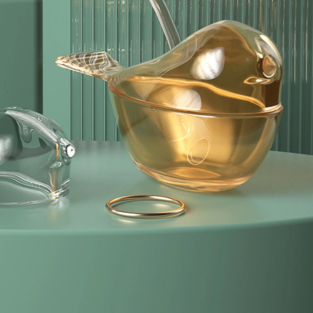 

Decorative Jar with Lid Storage Jars Lids Jewelry Glass Organizer Containers Case