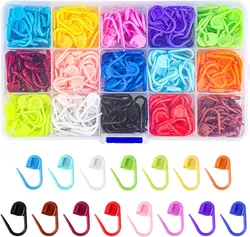 Alfileres de seguridad de plástico Multicolor, 50/100 piezas, marcadores de punto, Clips de punto de ganchillo, accesorios de herramientas de costura