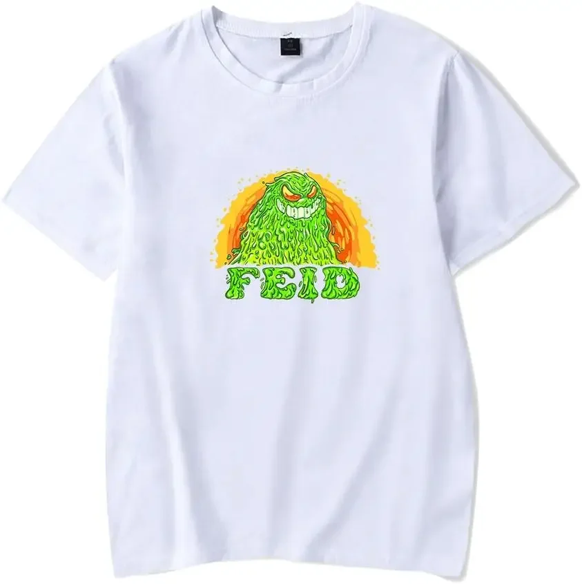 Ferxxo Puff Tshirt Feid Merch FerxxoCalipsis Tour 2024 T-Shirt Crewneck Short Sleeve Tshirt Men/Women Tops