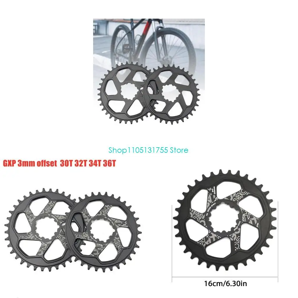 

Узкая широкая звездочка для велосипеда 30T/32T/34T/36T/38T Велосипедная круглая звезда Звездочка для горного велосипеда Прочная