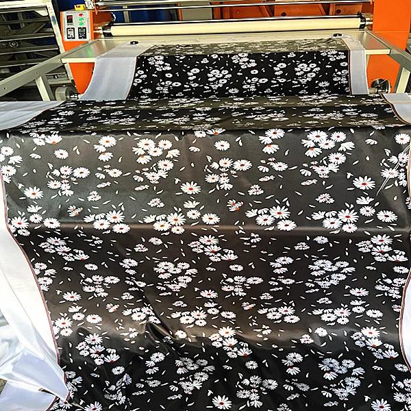 1.2m Rotary Heat PressHeating Roll to Roll Automatic Sublimation Transfer for Polyester Garment Sportswear T-Shirt Home Textile