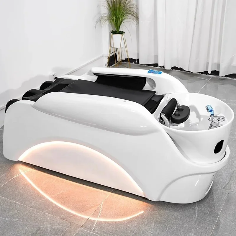 Good-looking Nursing the Water Outlet Head Is Adjustable Shampoo Bed  for Head Massage Medical Spa