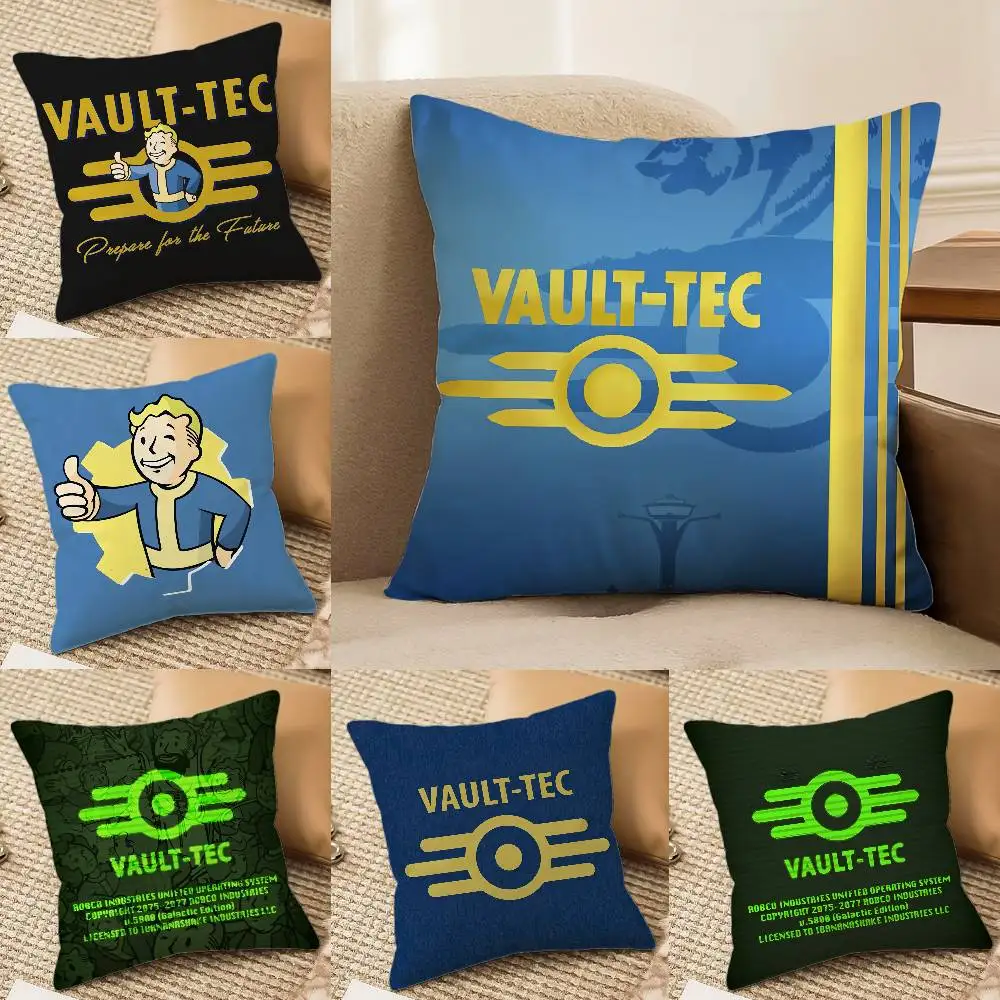 Game V-V-VaultS T-T-Tec Pillow Case Comfort Sofa Bed Silky elegant Invisible zipper Decorative cushion cover