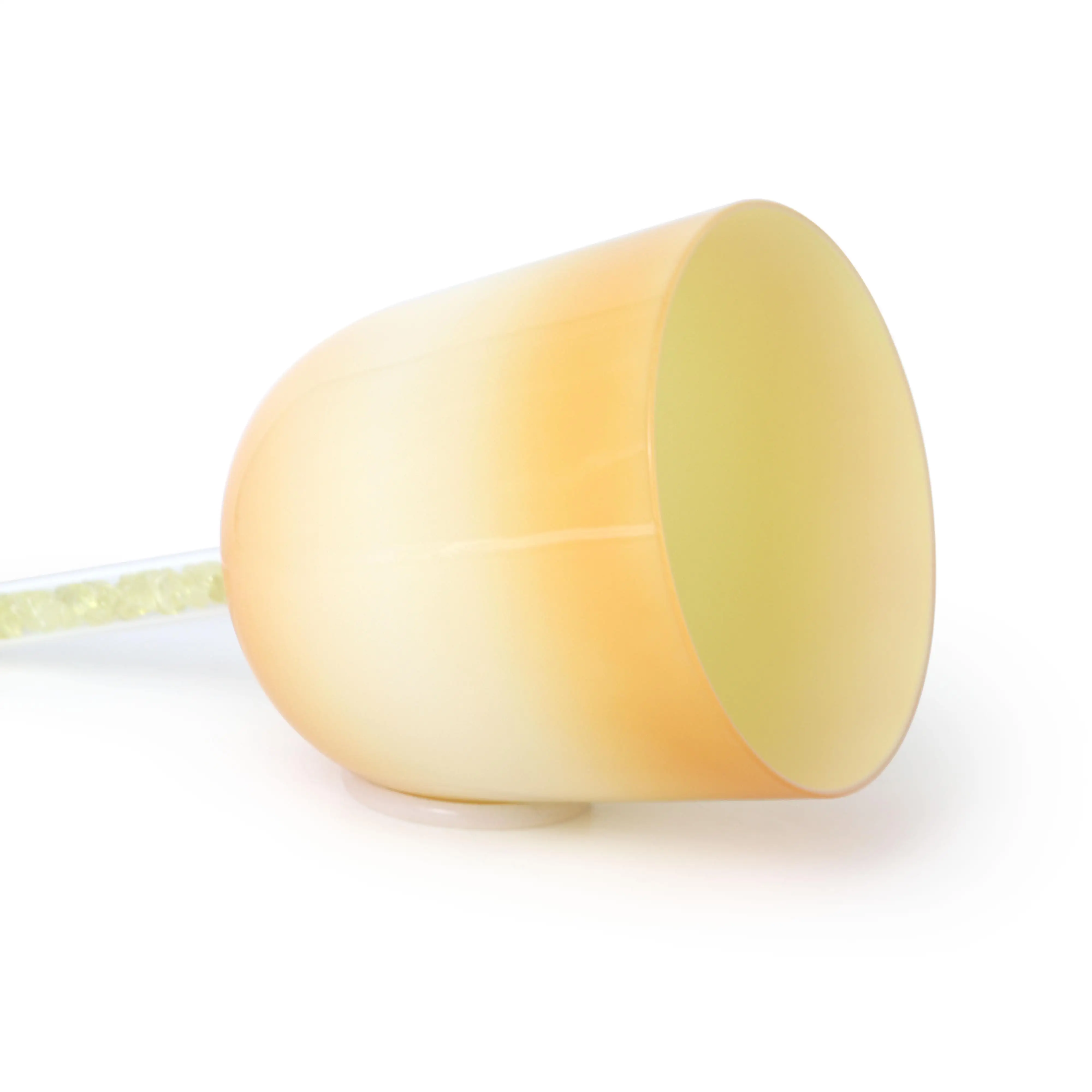 Amber Jade Crystal Handle Bowl Customizable Perfect Pitch With Bag Customization