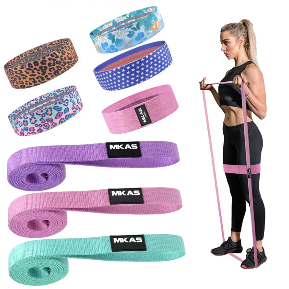 

Long Booty Band Circle Loop Resistance Band Workout Exercise Legs Thigh Glute Butt Squat Non-slip Design