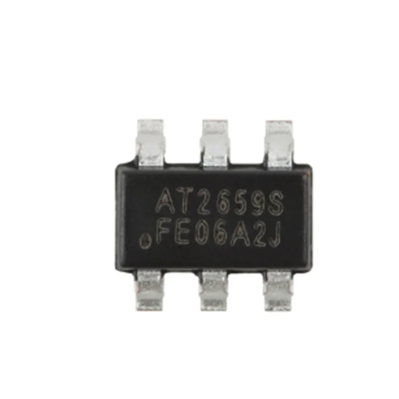 10pcs original AT2659S SOT-23-6 GNSS L1 frequency band satellite navigation RF front-end amplifier chip