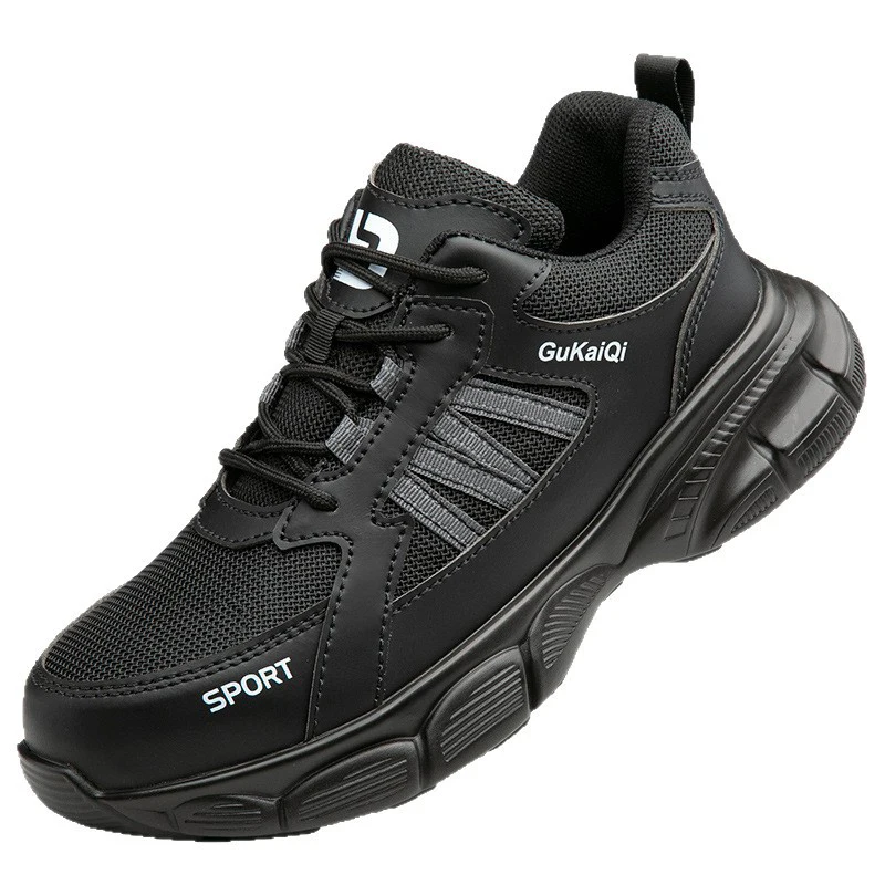 Buty robocze męskie Waliantile, anty-uderzeniowe, ochronne, sneakersy, z metalowym podnoskiem, antyprzebiciowe, niezniszczalne, do pracy przemysłowej.