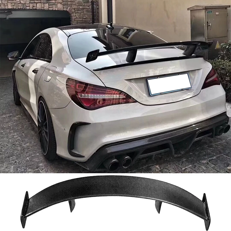 

GT Spoiler For Mercedes Benz CLA Wing CLA45 W117 C117 100% Carbon Fiber Rear Trunk Lid rCLA180 CLA200 CLA250 CLA260 2013-2023