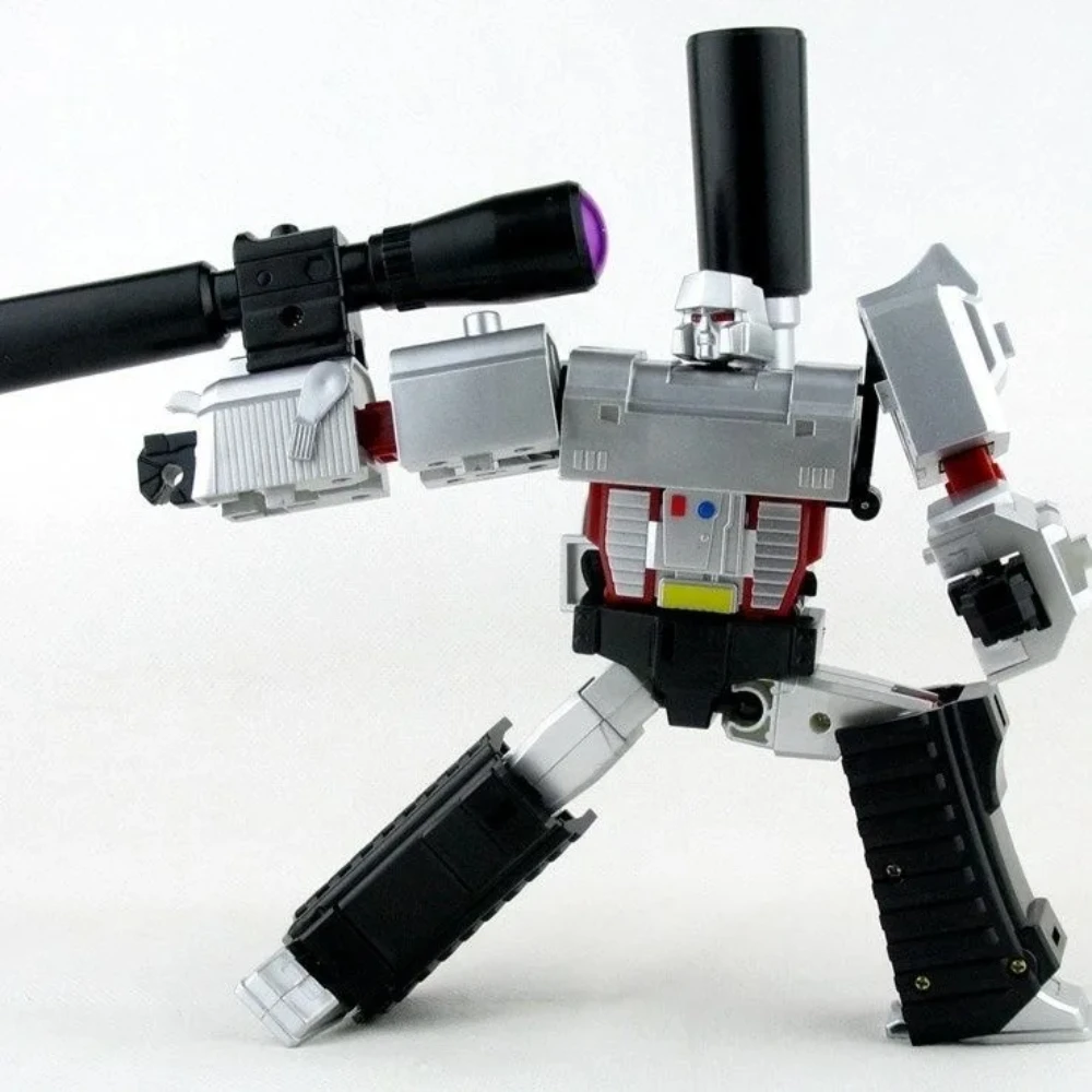 In Stock TransformersToys Megatron Action Figure Movable Model Weapon Pack 20cm Robot Transformable Gun Toy KO Anime Figures