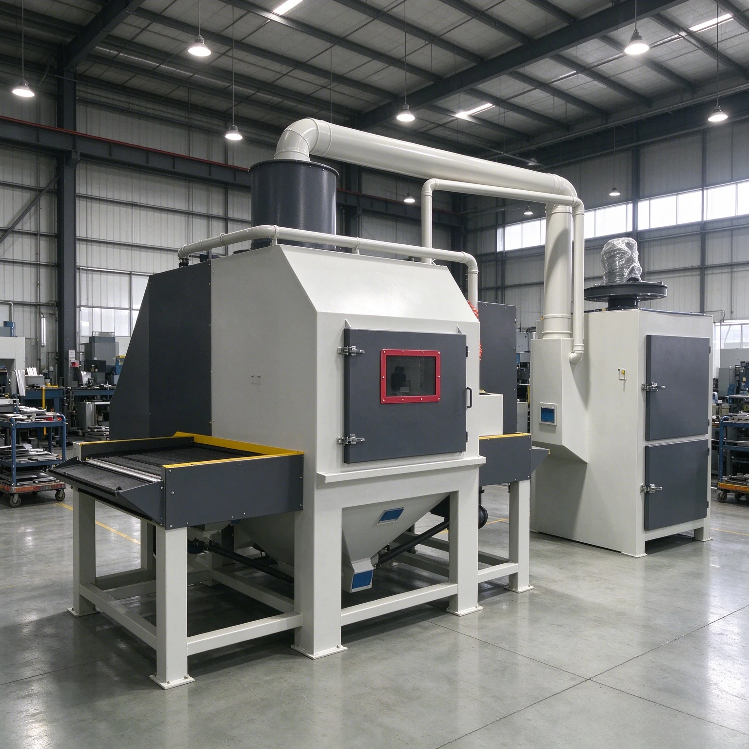 Automatic Conveyor Sandblasting Machine/Automatic Turntable Sand Blasting Machine/High Pressure Cleaning Sand Blaster Customized