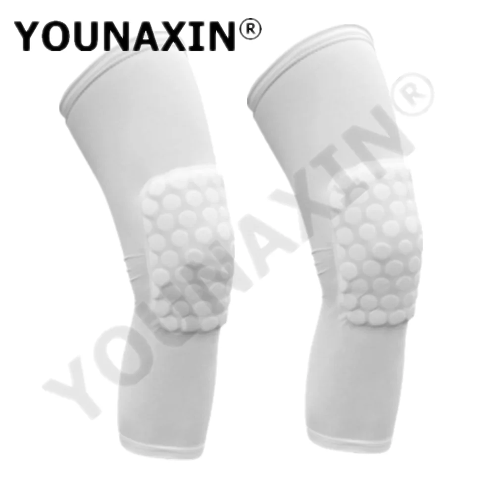 White Arm Guard Knee Pads 3/4 Cropped Pants Basketball Shorts Football Soccer Sports Bottoms Anti-collision Short Sleeve T-shirt