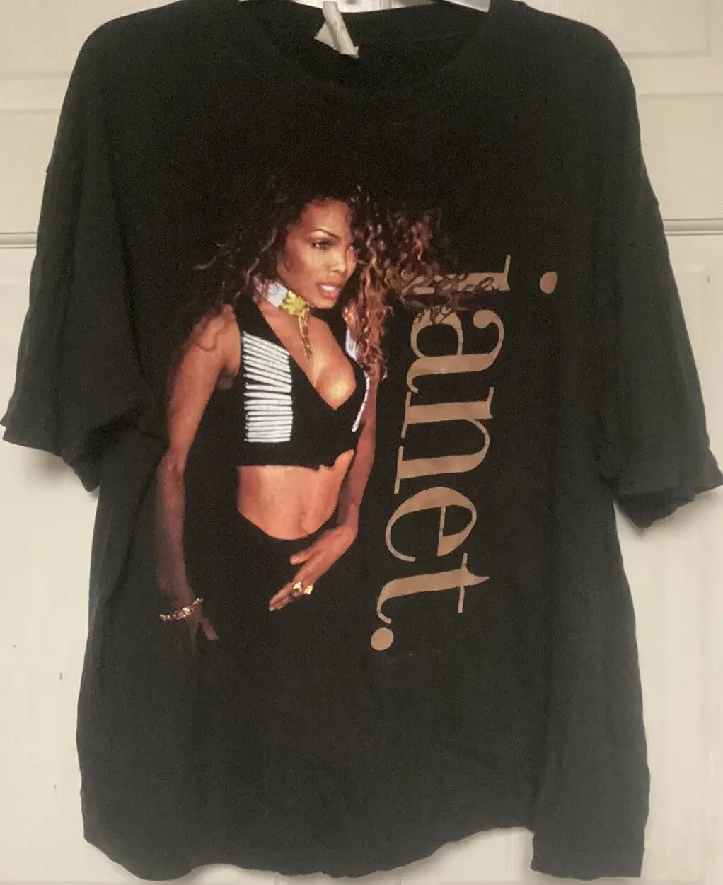 VTG Janet Jackson World Tour 1993-94 Double Sided T-Shirt, Size XL