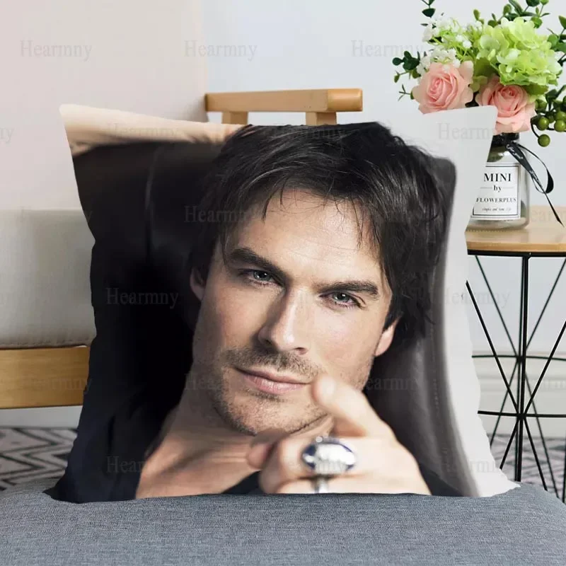 New Arrival Ian Somerhalder Pillow Cover Bedroom Home Office