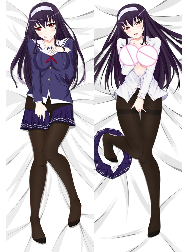 

Dakimakura Anime Kasumigaoka Utaha Double-sided Pillow Cover Print Life-size body pillows cover Adult pillowcase 2024