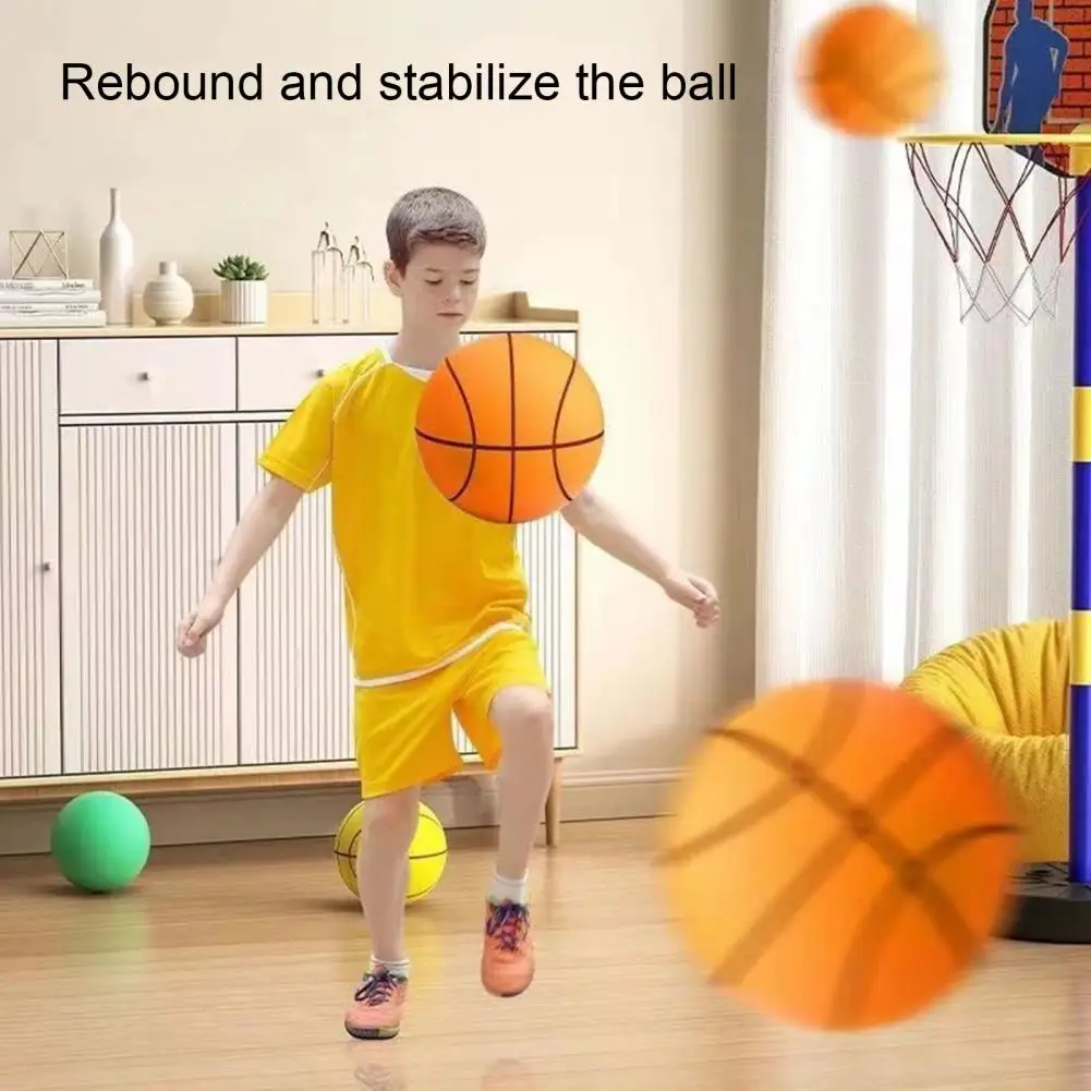 Ensemble de basket-ball silencieux résistant aux chocs pour adultes, réduction du bruit, rebond rapide, entraînement intérieur et extérieur