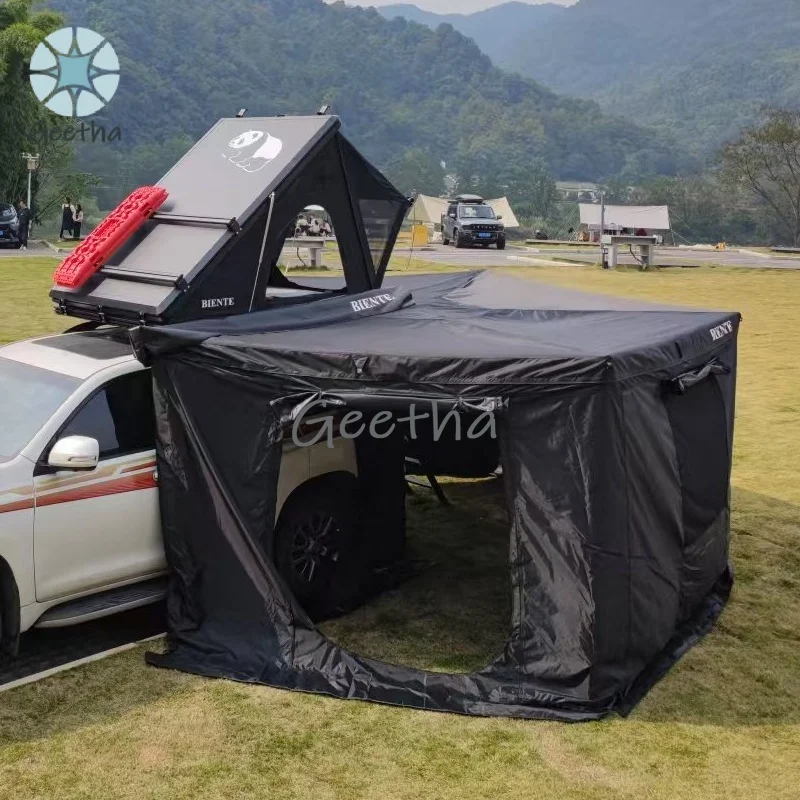 

Aluminum Camping Customized Car Roof Tent Outdoor High Quality Hard Shell Rooftop Tent for 3-4 Person