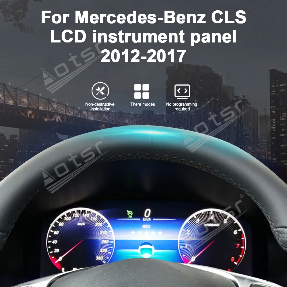 

12,3-дюймовый спидометр, экран приборной панели автомобиля для Mercedes-Benz GLS 2012-2017, автомобильный ЖК-дисплей, цифровая панель кластера