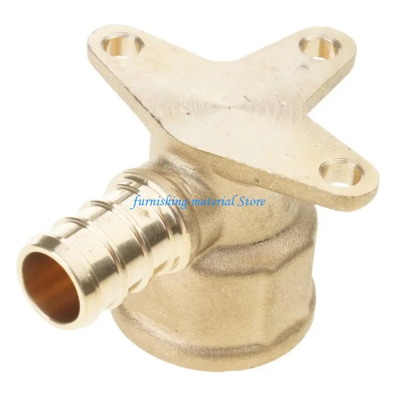 Y5GD Portable Leakproof Connector Drop Ear Elbow 1/2inch 3/4inch Female Threaded Drop Ear Elbow Adapter Plumbing Fitting