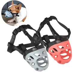 Leaky Nose Style Big Dog Muzzle for Medium Large Dogs Golden Retriever Rottweiler Whippet Anti-Biting Barking Pet Face Mask