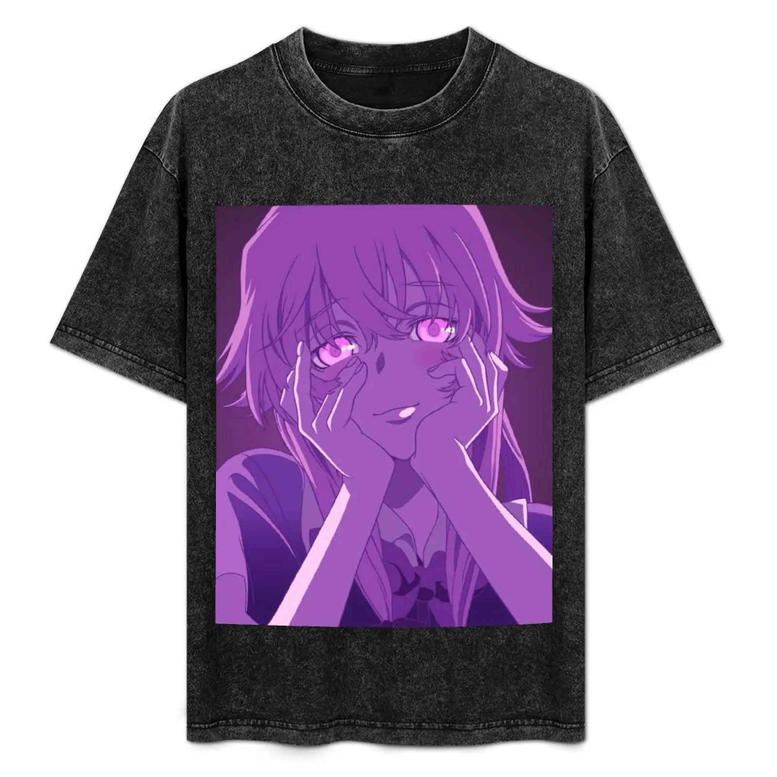 

Футболка Mirai Nikki Yuno, простая футболка большого размера