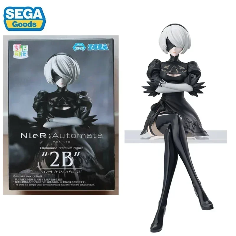 En existencia SEGA PM TV Ver. NieR:Automata Ver1.1a Yorha No. 2 tipos B PVC 18CM Anime figuras de acción modelo colección ornamento juguete