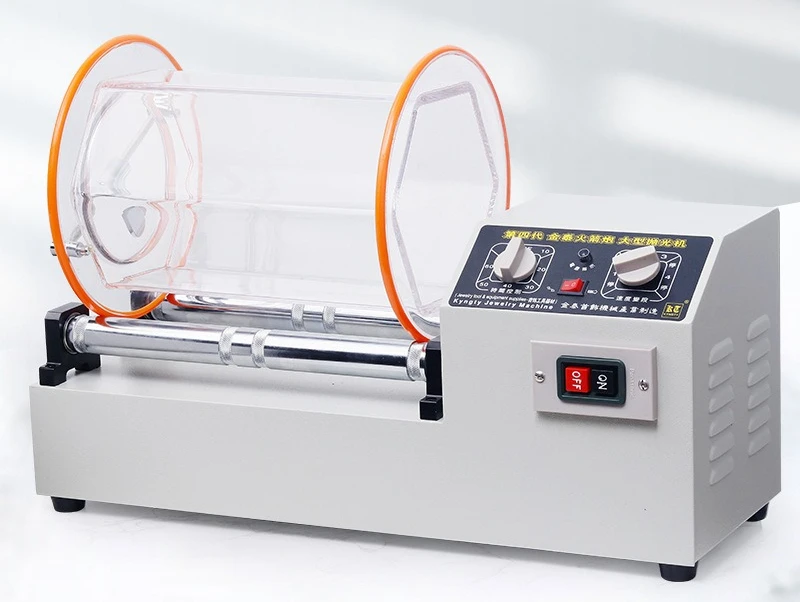 

Large capacity roller barrel polishing machine, crystal walnut copper coin Wenwan cleaning and polishing rolling machine