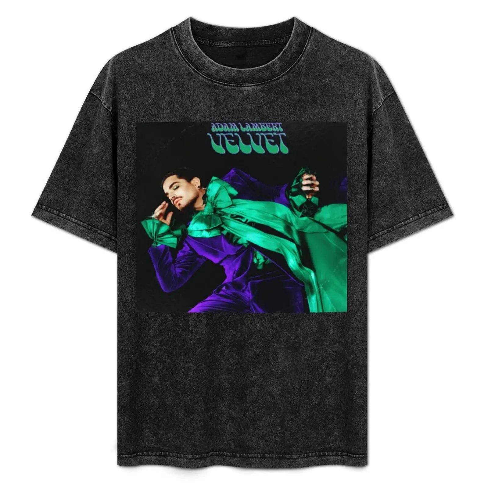 

Футболка Adam Lambert Rebon, базовая футболка из смесового хлопка с короткими рукавами