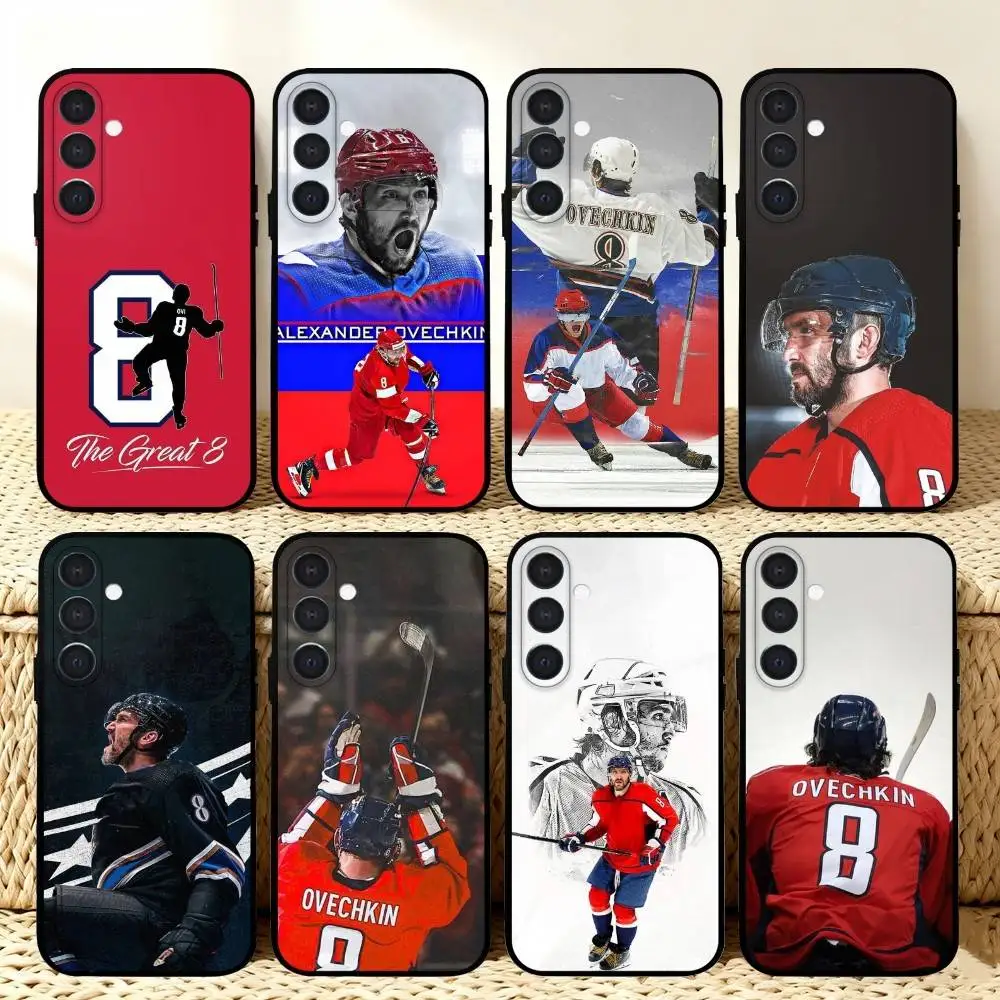 

H-Hockey P-Player A-Alex Ovechkin Phone Case For Samsung A73,A21s,A22,A31,A32,A52,A53,A71,A80,Soft Black Shell