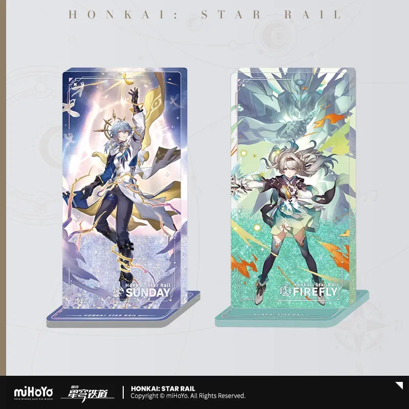 Sunsyea Honkai Star Rail Official Merch miHoYo Original Authentic LH Series Acrylic Quicksand Ornament Firefly Sunday