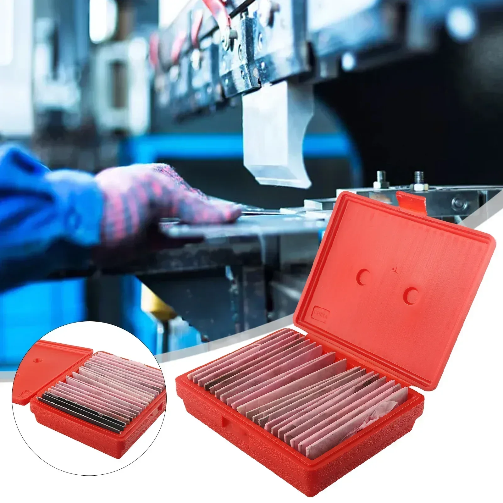 Imagem -02 - Conjunto Paralelo Fabricado Bloco de Calibre de Almofada Paralela Almofadas de Fresagem Cnc 21-11 16 por 16 Intervalos Maquinista Cnc 20 Pares 40 Peças