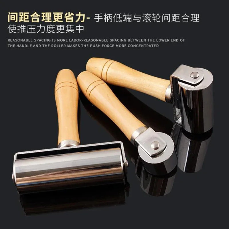 

Ручной толкающий ролик, пресс-колесо, кожаный ролик, пустой держатель, устройство, инструмент для прессования кожи ручной работы