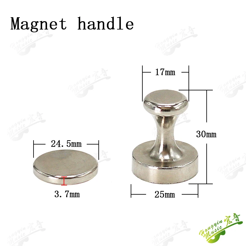 1PC guitar panel repair magnet ring with handle instrument panel body cracking repair tool for guitar making repair