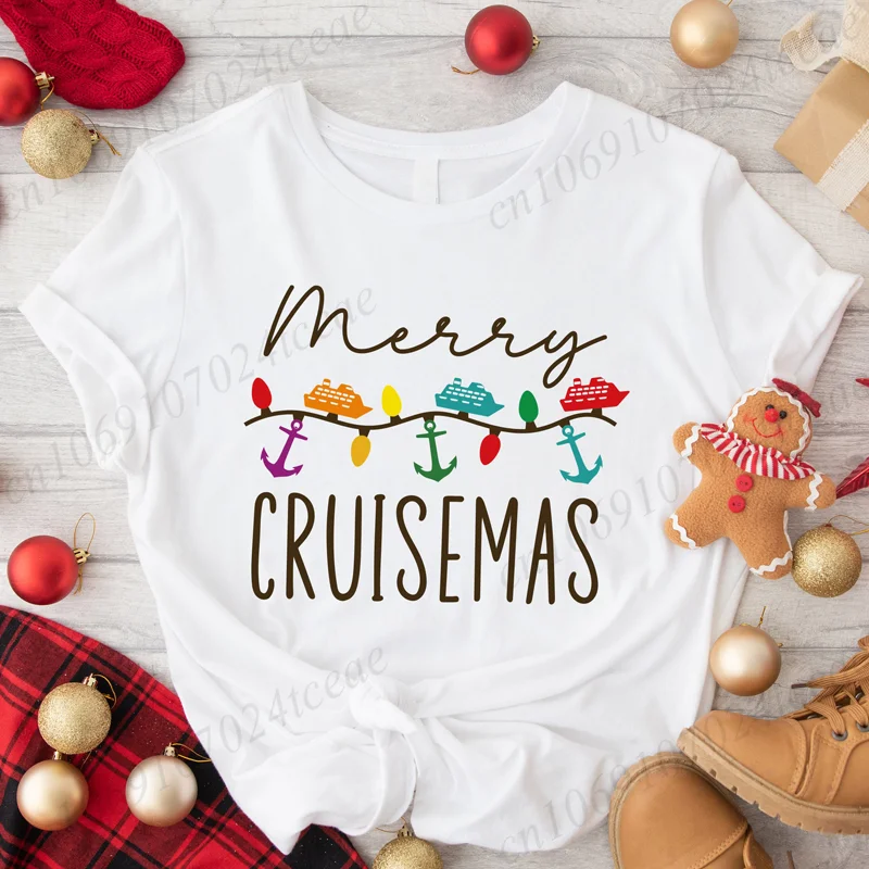 

Merry Cruisemas Shirt, Family Christmas Cruise T-Shirts, Holiday Trip Matching Cruise T-Shirts, Christmas Lights Tee Clothes